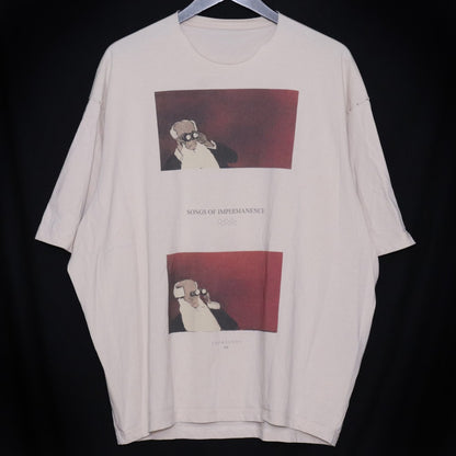 CROMAGNON Antique Print T-Shirt Ecru Size 1