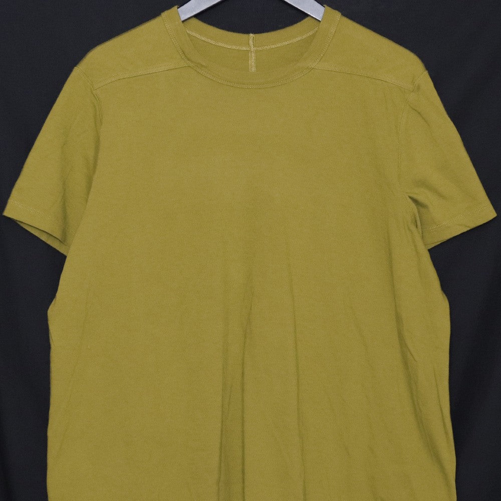 RICK OWENS Level Short Sleeve T-Shirt Yellow Size XL