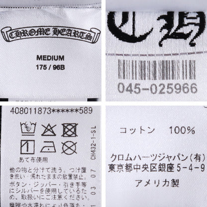 CHROME HEARTS Tokyo Ltd Back Horseshoe Hoodie Black Size M