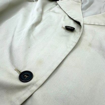 Euro vintage 70s Cotton Blend Trench Coat Size 42