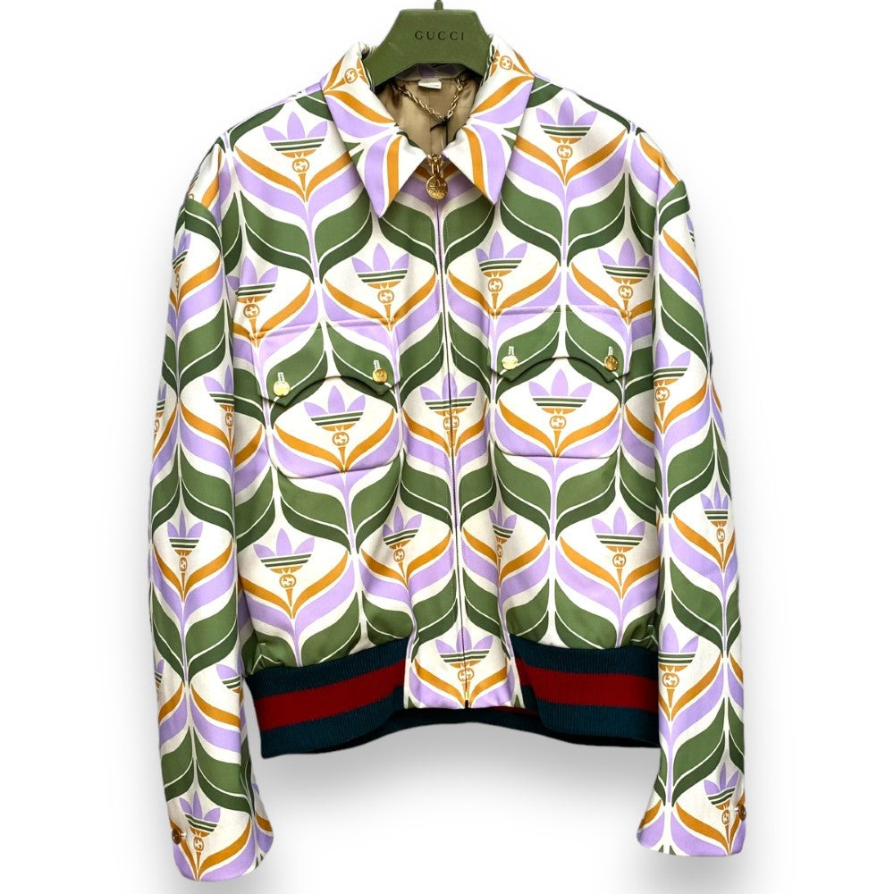GUCCI × ADIDAS 22SS Trefoil Print Jacket Multi Size 50