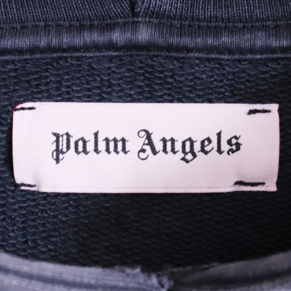 PALM ANGELS 17AW Vintage Wash Pullover Hoodie Gray Size S