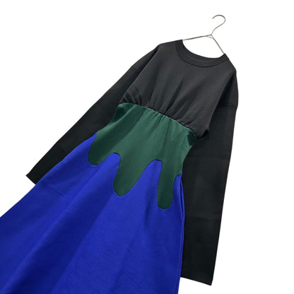 UN3D. Color-block Design Dress Size 38