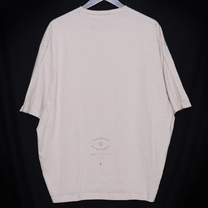 CROMAGNON Antique Print T-Shirt Ecru Size 1