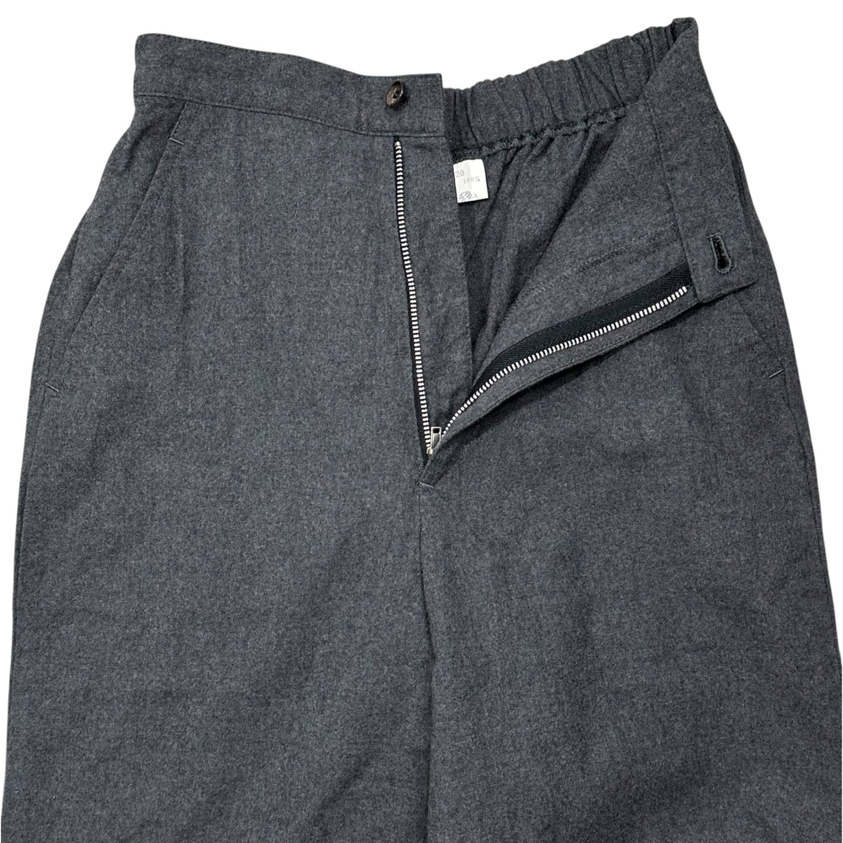 COMME des GARCONS 1980's Wool Easy Pants Gray Size FREE