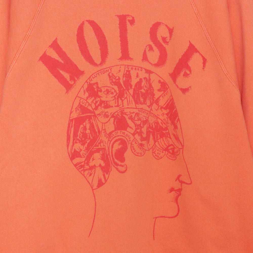 SAINT MICHAEL x BERBERJIN BJ_CRW Sweatshirt Orange Size M