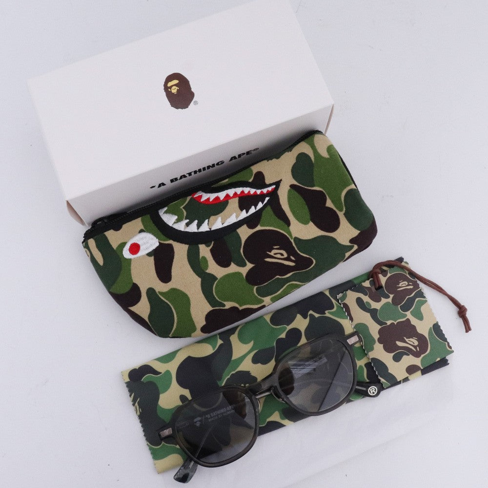 Bape 24SS Shark Gray Sunglasses 49-19-145