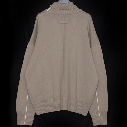 STEIN 21AW Oversized Impression High Neck Knit Beige Size L