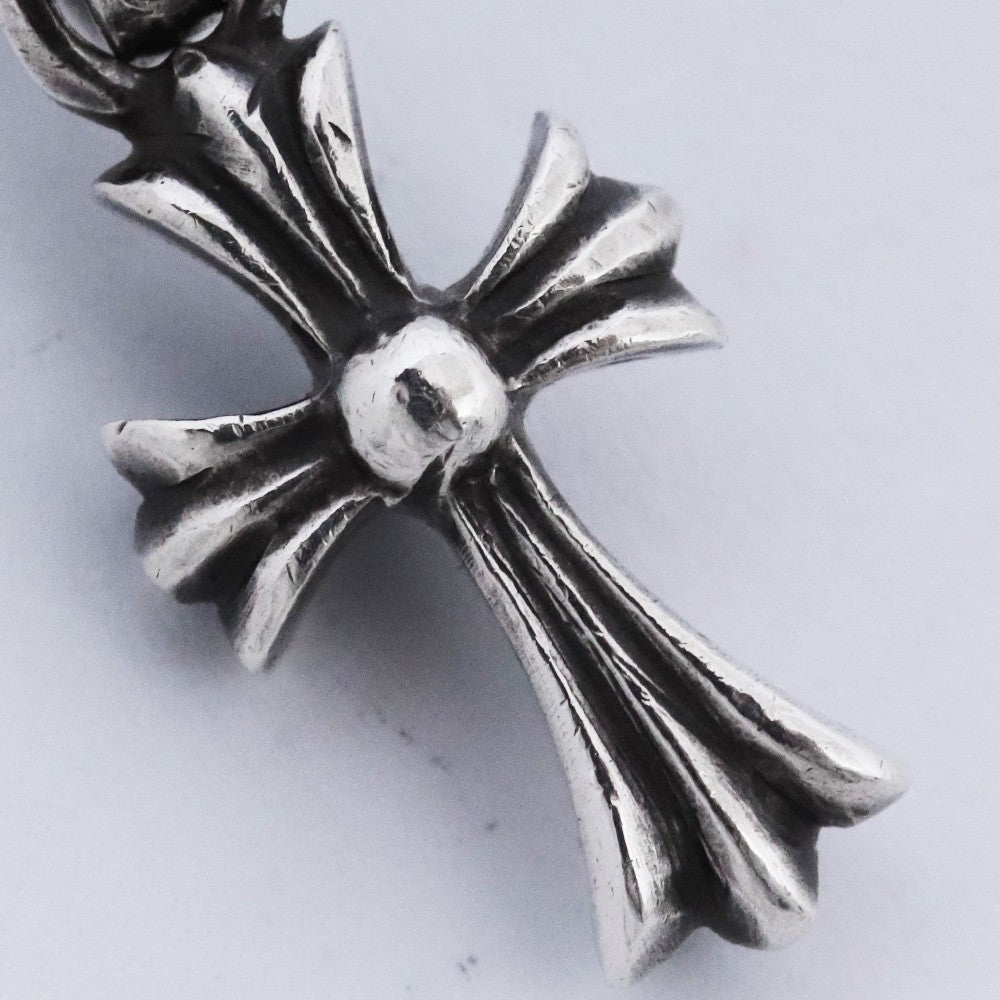 Chrome Hearts Babyfat CH Cross Charm Silver Size F