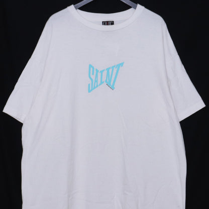 SAINT MICHAEL 24SS Ribbon Saint T-Shirt White Size XXL