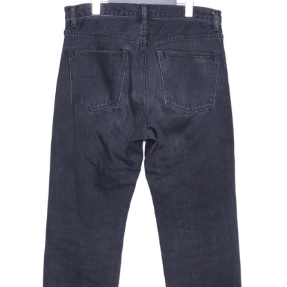 COMOLI Black Denim 5-Pocket Jeans Size 2