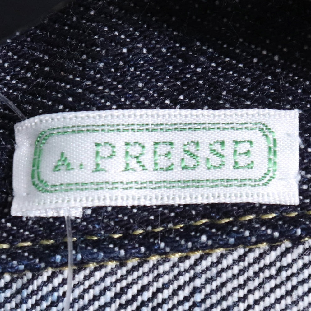 A.PRESSE 1st Type One Wash Denim Jacket Indigo Size 48