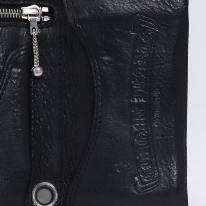 CHROME HEARTS 3-Fold Cemetery Cross Patch Wallet Size F