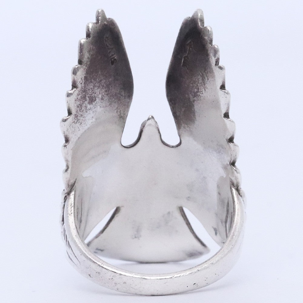 Goro's K18 Eagle Ring Silver Gold Size US 8.5