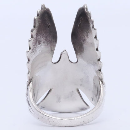 Goro's K18 Eagle Ring Silver Gold Size US 8.5