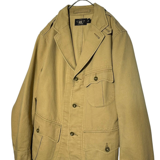 RRL British Military Bush Khaki Jacket Beige Size XS