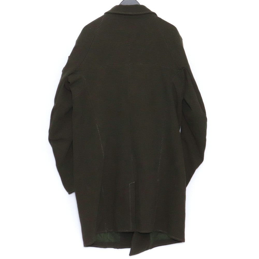INCARNATION 23AW Double Breast Moto Canvas Coat Khaki Size M