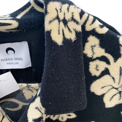 MARINE SERRE JACQUARD TOWEL SHIRT Black Size 44