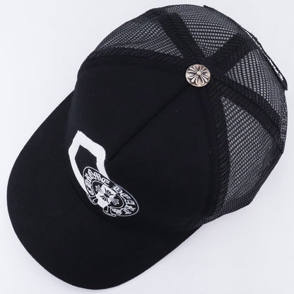 CHROME HEARTS DSM Limited Mesh Trucker Cap Black Size F