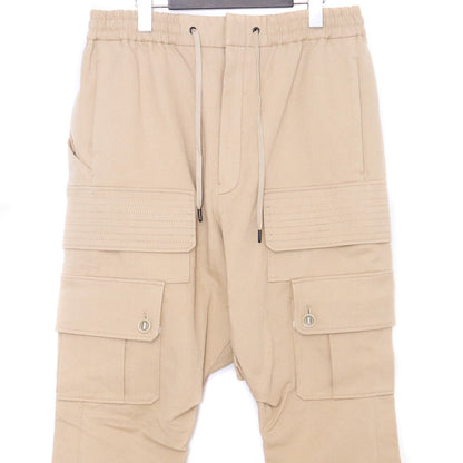 DEVOA 22AW Cotton Linen Cargo Pants Light Beige Size 2