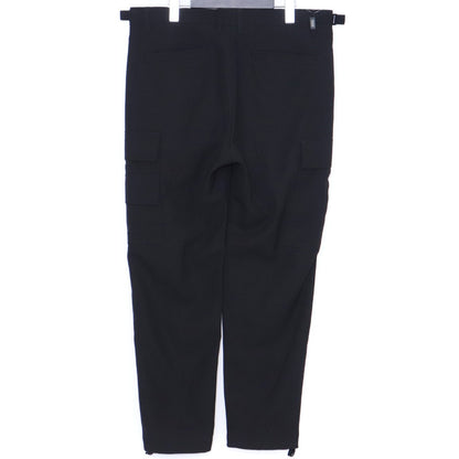 DIESEL Cool Wool Adjustable Belt Cargo Pants Black Size 30