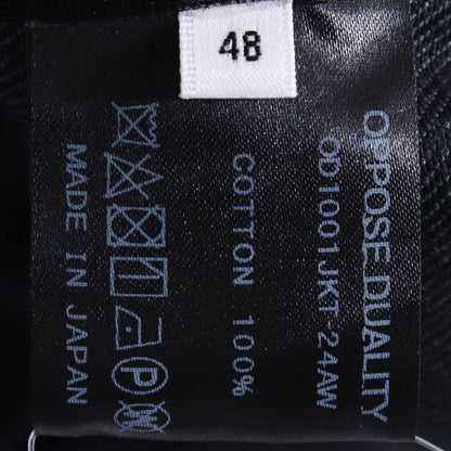 OPPOSE DUALITY 24AW 6-Pocket Panel Denim Jacket Size 48
