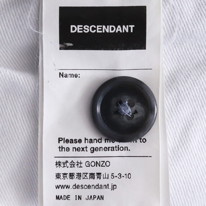 Descendant DC-3 Twill Pleated Trousers Gray Size 3
