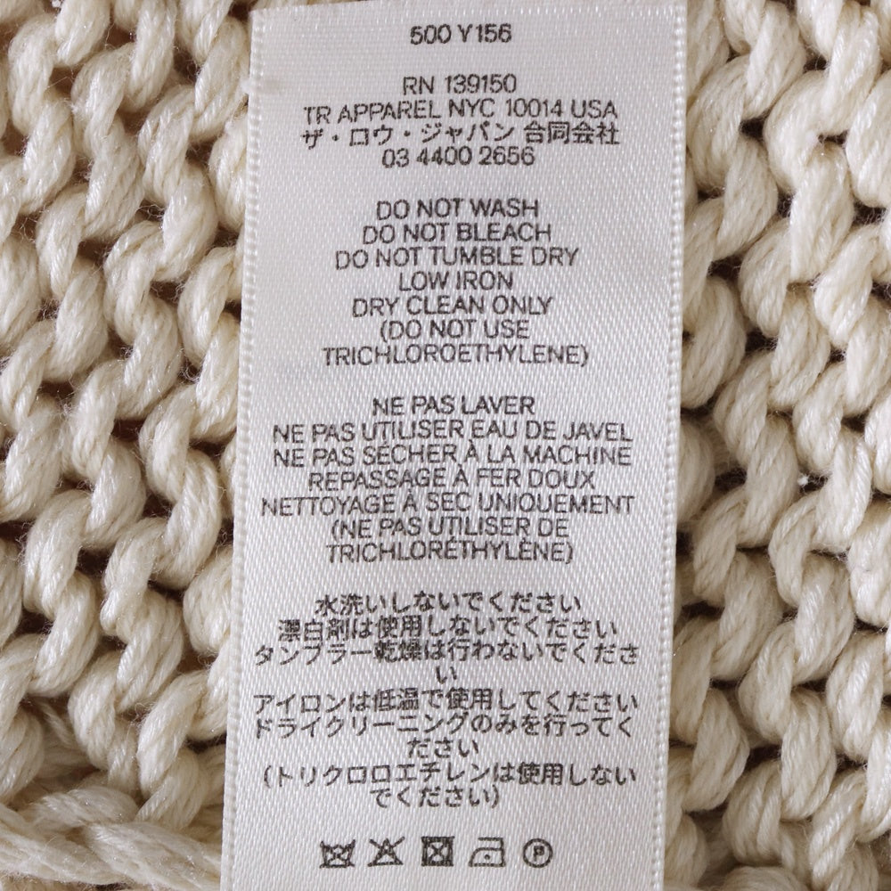 THE ROW 23SS Zaydi Knit Cardigan Ivory Size S