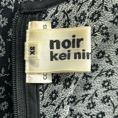 noir kei ninomiya 19SS Floral Gathered Pleated Dress Size XS