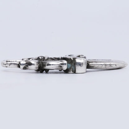 CHROME HEARTS #5 Dagger Zip Charm Necklace Size #5