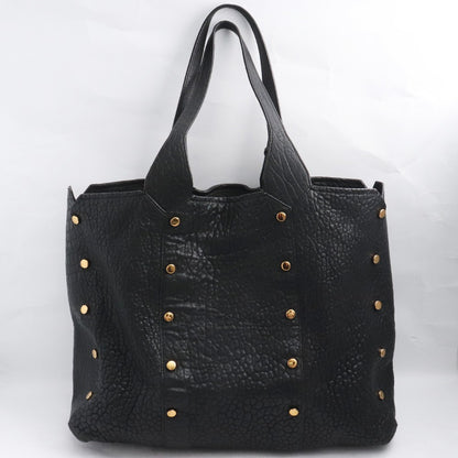 Jimmy Choo Black Rocket Shopper Studded Tote Bag Size F