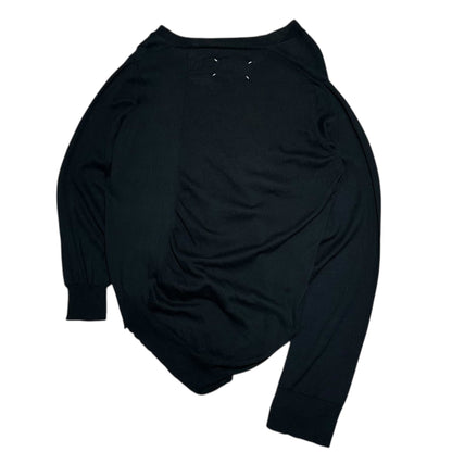 Maison Martin Margiela 05SS Distorted V-Neck Knit Size XL