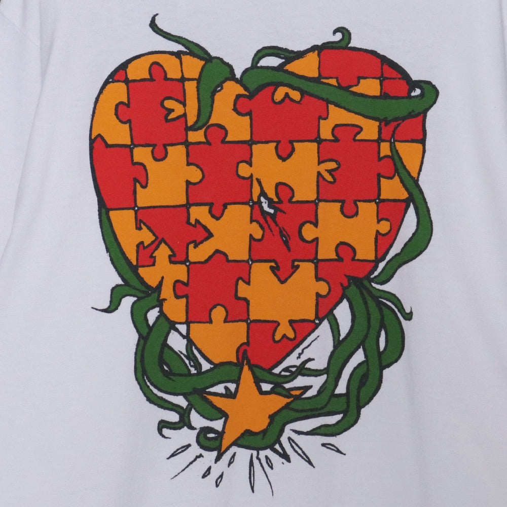 GALLERY DEPT. 21AW Puzzle Heart Long Sleeve Tee White Size L
