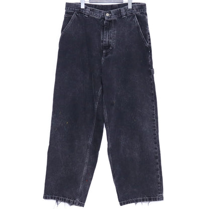 MAISON MARGIELA 23AW Black Painted Jeans Size 30