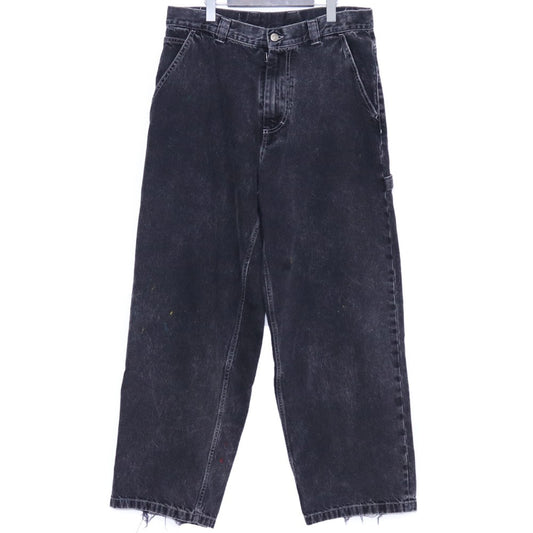 MAISON MARGIELA 23AW Black Painted Jeans Size 30
