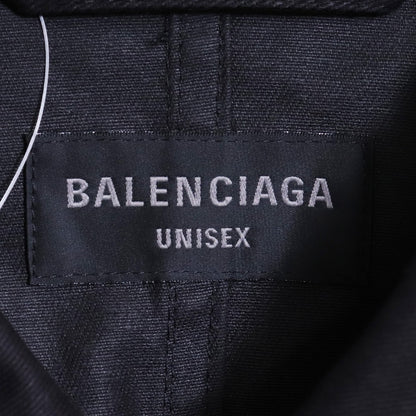 BALENCIAGA 22AW Oversized Work Cargo Jacket Black Size 2