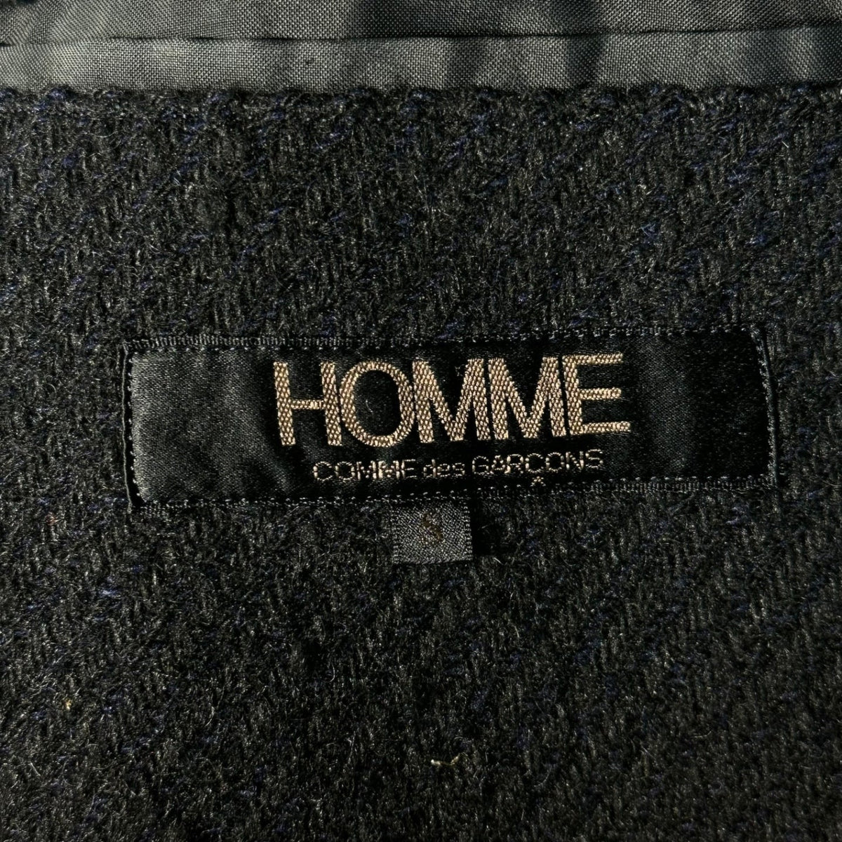 COMME des GARCONS HOMME 70s-80s Wool Tailored Jacket Size S