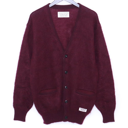 WACKO MARIA 23SS Mohair Knit Cardigan Bordeaux Size S