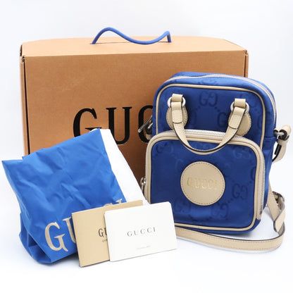 GUCCI Off The Grid 2-Way Shoulder Bag Blue Size F