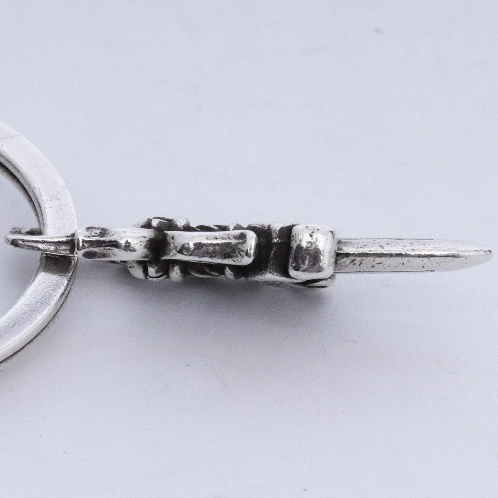 CHROME HEARTS RNG&No #5 Dagger Keyring Silver Size #5