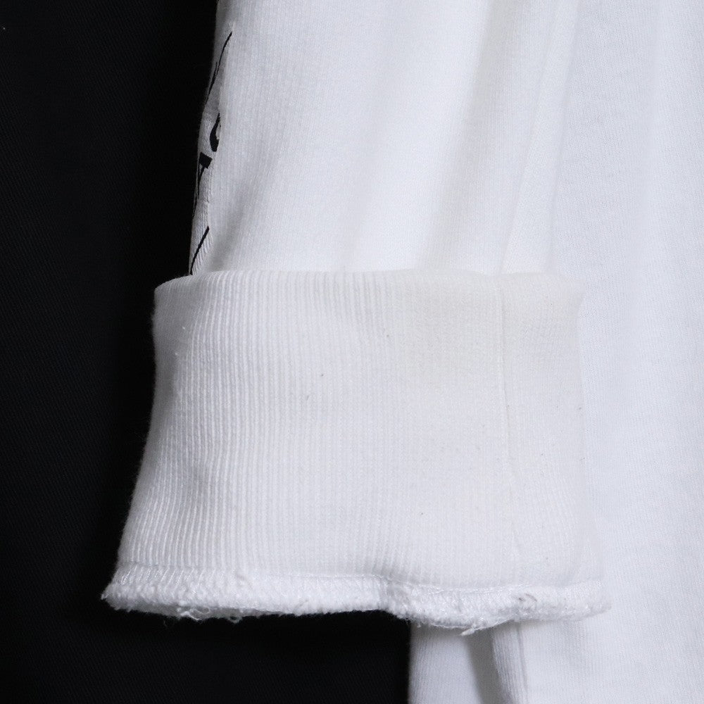 OFF-WHITE Airport Tape Layered Hoodie White Size M