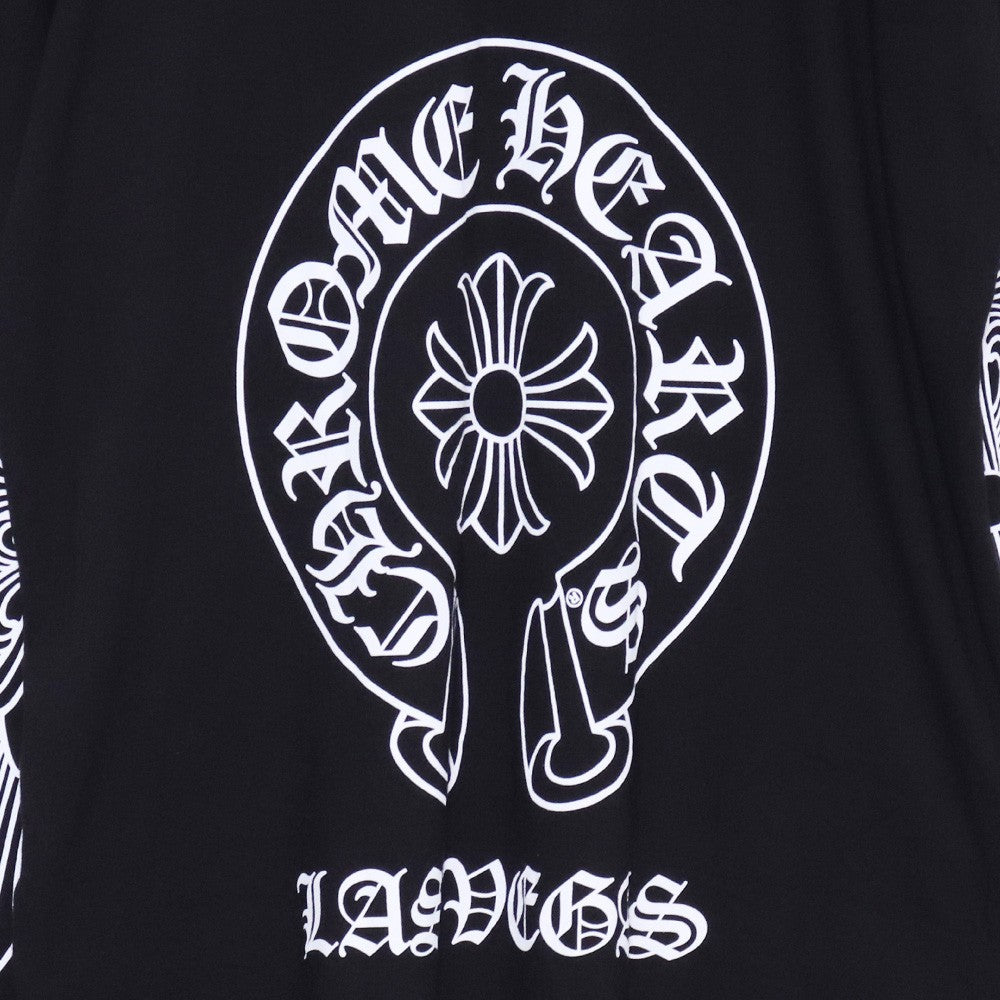 CHROME HEARTS Las Vegas Horseshoe Floral Tee Black Size XL