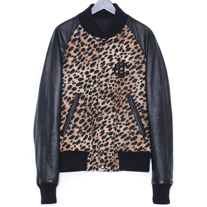 Dsquared2 23AW Leopard-print Bomber Jacket Size 48