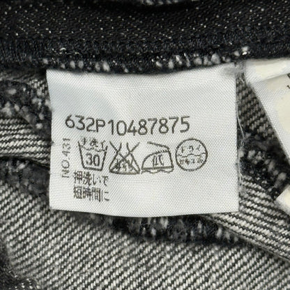 MM6 03SS Circular Pocket Wide Flare Pants Black Size 42