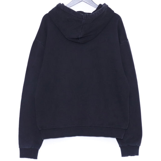 CELINE Stud Logo Pullover Hoodie Black Size XXL