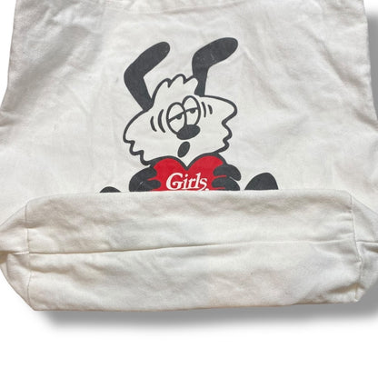 GIRLS DON'T CRY Vick Tote Bag by Verdy Bag White Size F