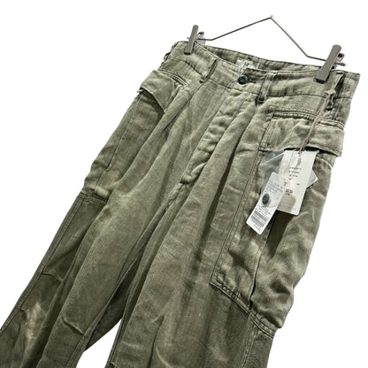 HERILL 26SS USMC HBT Linen Pants Olive Size 1