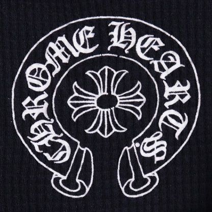 CHROME HEARTS Old Foti Zip Up Hoodie Black Size S