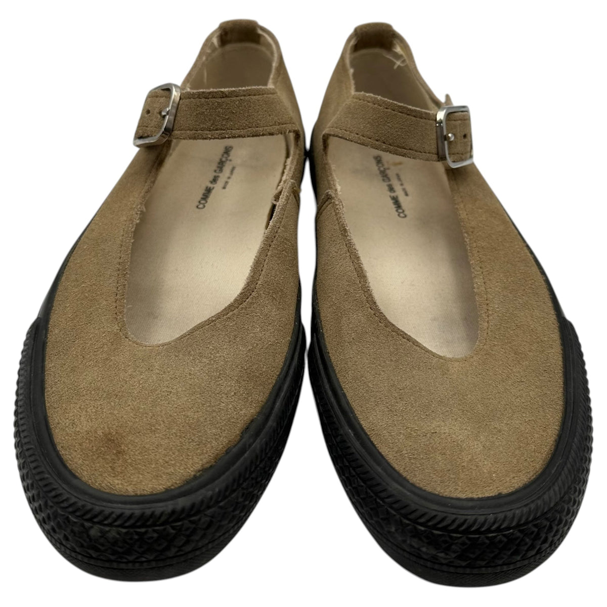 COMME des GARCONS Suede Mary Jane Flat Sneakers Size 7