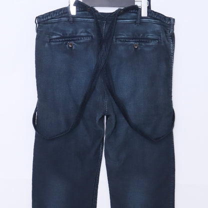 Visvim 21AW Travailleur Braces Indigo Denim Size 3